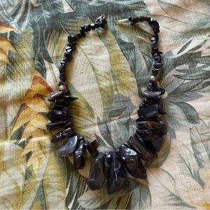 Real onix stone necklace